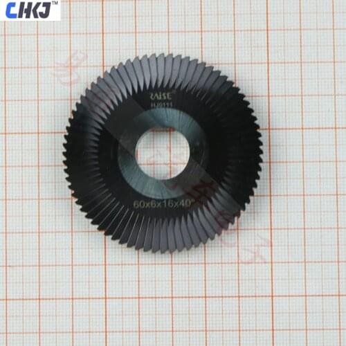 CHKJ 60X6X16mm Steel HJ0111 Milling Cutter 72T Carbide For Raise Horizontal Key Cut Machine Free Shipping