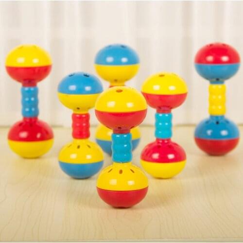 Baby-bed Mobile Bed Bell Develop Intelligence Plastic Hand Bell Baby Rattle Mobiles Educational Toys Baby Newborn Toy Rattle