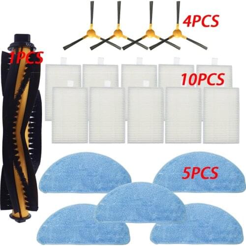 Roller Brush Side brush HEPA MopS Set For Liectroux C30B /Proscenic 800T 820S 820T 830T Filter robot vacuum cleaner parts
