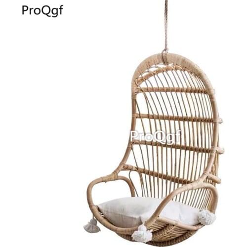 Ngryise 1 set Rattan hanging fashion nordic chair