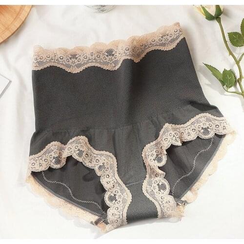 New Underwear Women Briefs High Rise Comfort Intimates Seamless Panties Underpants Fashion Female Lingerie Pantys Lace