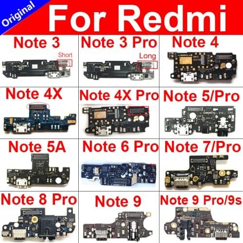 Usb Charging Jack Port Board For Xiaomi Redmi Note 5 Note 5Pro Charger Usb Plug Board For Redmi Note 5A Replacement Parts