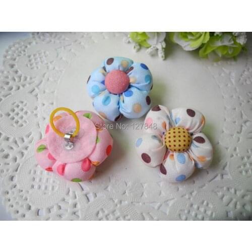 Stereo head flower bud Pet Grooming rubber band rubber band rubber band head flower dog Teddy expensive Binyuekexia essential 20