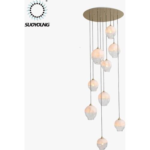 Glass Ceiling Light Energy Saving Light Source Decorative Ceiling Fixture Modern Design Living Room Ceiling Mounted Light