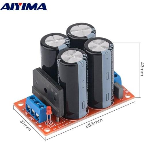 AIYIMA Power Amplifier Power Filter Board 4700uf/25V 6800uf/35V Transformer Dual Power Supply Rectification