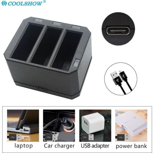 Charger for DJI Osmo Action Camera Battery Channel USB Charger 4.2V USB Output