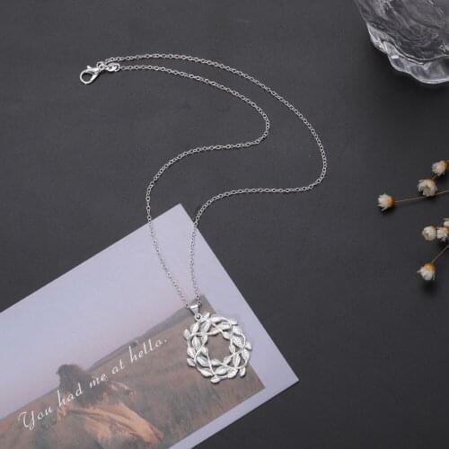Popular brands fine Flowers leaves Pendant 925 Sterling Silver Necklace for Women Christmas Gifts Fashion Luxury Party Jewelry