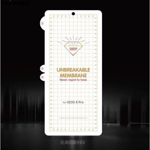 0.15mm Matte&HD Clear Unbreakable Membrane Hydrogel Film For VIVO IQOO 8 Pro Front Screen Protector Protective Gel FIlm