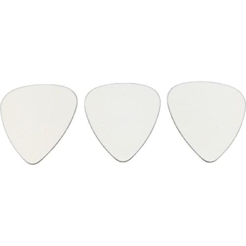 100pcs Celluloid Material DIY Regular White Guitar Picks