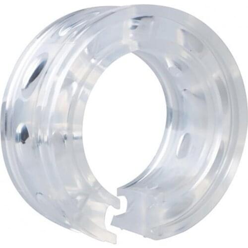 2Pcs Shock Absorber Transparent Auto Accessories Rubber Universal Type Coil Spring Bumper for Cars