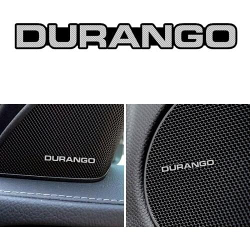4pcs Car Auto Speaker audio Badge Sticker Decoration Decal for Dodge durango Caliber Journey ram Emblem Car Styling
