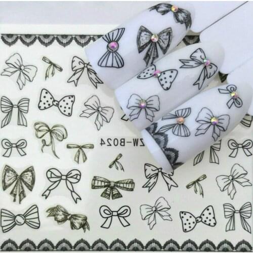 5 Pcs Sell Bowknot Acrylic Powder Crystal Design False Tips Nails Art Builder For Manicure Acrylic Powder for Nail Art