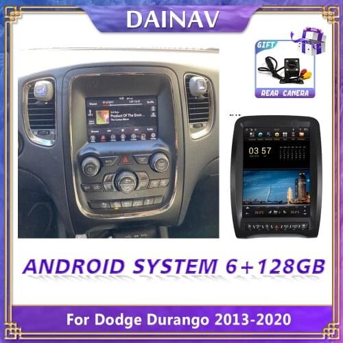 2 Din Android Car Radio Audio tape recorder For Dodge Durango 2012-2020 Vertical GPS Navigation car Stereo Multimedia Player