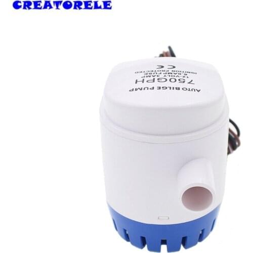 DC12V/24V Automatic bilge 750GPH auto submersible water pump,electric pump for boats accessories marin