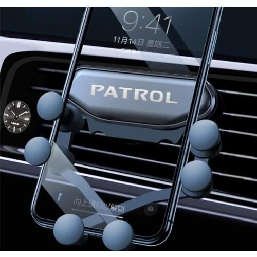 Car Phone Holder Air Vent Stand Mobilephone Car Support Mount Car Phone Bracket Auto Accessories for Nissan PATROL