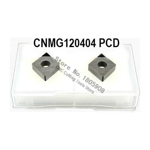 Free shipping 2PCS CNMG120404 PCD Diamond cutter,Carbide Milling Inserts,CNC Insert For MCFNR / MCLNR / MCMNN