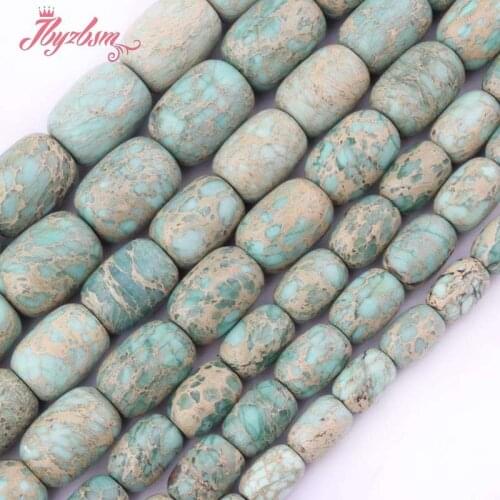 8x12,10x14,12x16mm Green Column Shoushan Stone Beads Natural Stone Beads For Necklace Bracelets Jewelry Making 15" Free Shipping