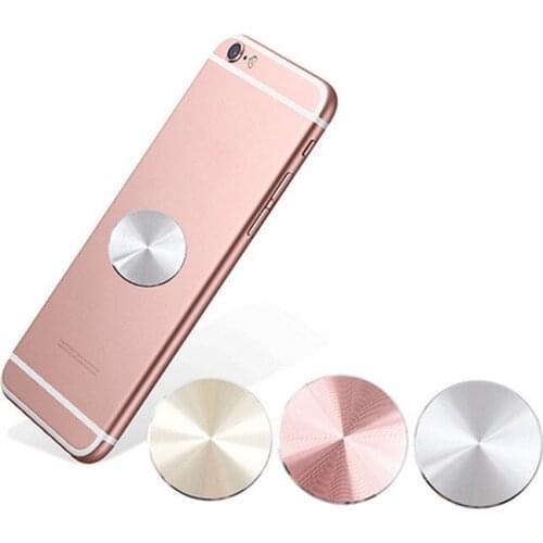 CD lines Metal Plate Magnetic disk for Car Phone Holder Accessories Stand Matte Stainless Iron Sheet For Magnet Phone Support