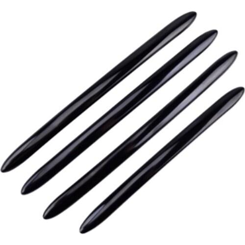 4Pcs for BMW 5 Series F10 F18 F11 2011-2017 Black Exterior Door Handle Cover Decorative Sticker