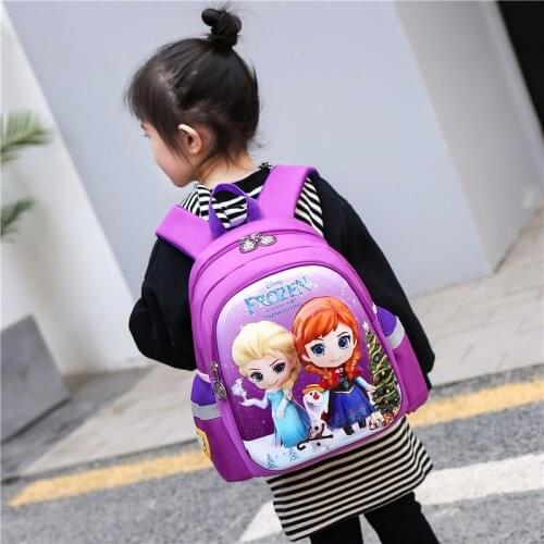 Disney cartoon children anti-lost package kindergarten bag frozen girl boy cute anti-lost 3-6 years old baby small backpack