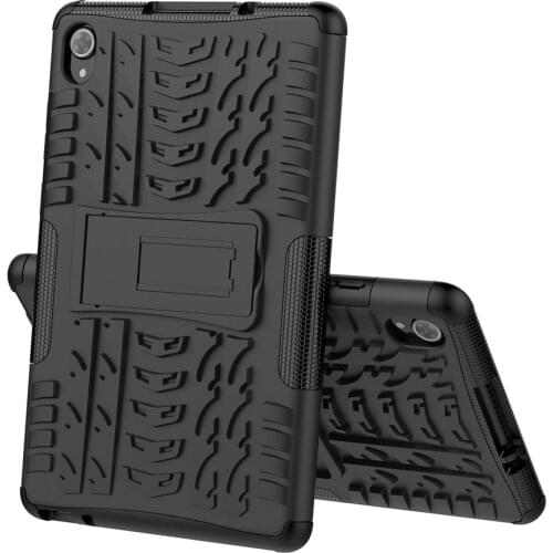 For Lenovo TAB M8 FHD TB-8705F case 8.0" Tablet Armor case TPU+PC Shockproof Stand Cover coque for Lenovo TB-8705X TB-8705N