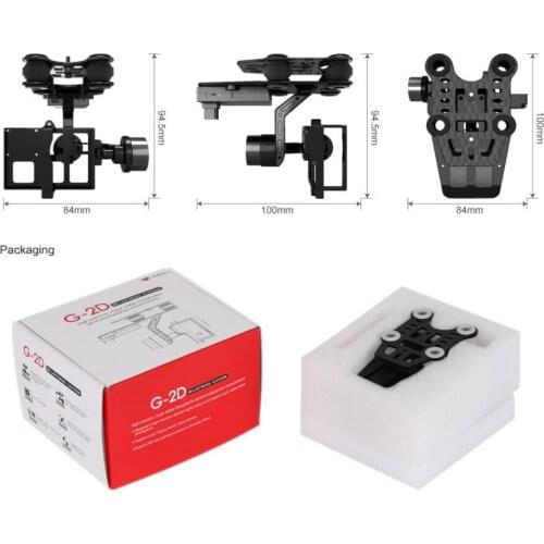 Walkera G-2D Brushless Rotating Camera Gimbal with high intensity,agility and light design for Gopro Hero3