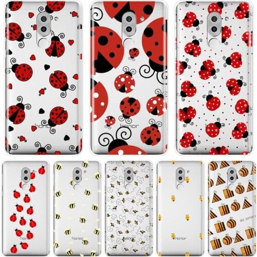 Bee Ladybug Pretty Aesthetic Back Cover For Huawei Honor 6A 4C 5C 6C Pro Silicone Case For Huawei Honor 6 5A 4X 5X 6X Phone Case