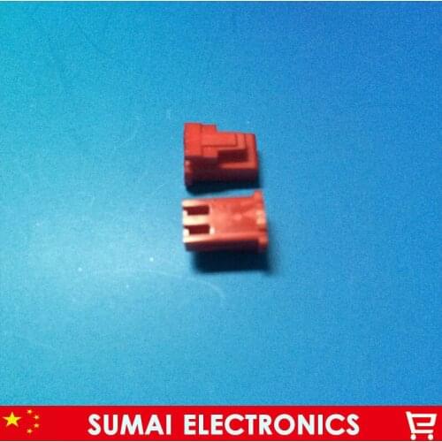Red 2 Pin female Connector plug with buckle, 2.54mm XHB-2Y connector for PCB/Automotive/electronic circuit ect
