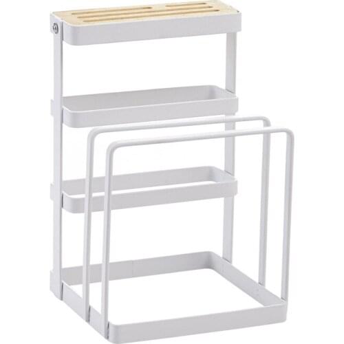 Kitchenware Knife Holder Storage Integrated Shelf Household Kitchen Knife Chopstick Cage Cutting Board Putting Knife Holder