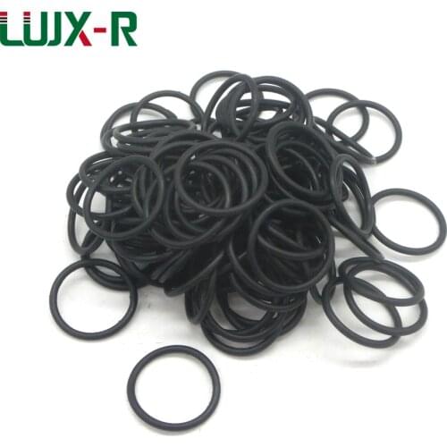 LUJX-R 2mm O-Ring Seal Rubber Watertightness Washer Oil Proof NBR OD30/31/32/33/34/35/36/37/39/40/42/44mm O Ring Sealing Gasket