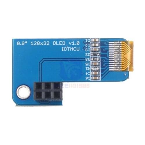 Diymore 0.91 Inch I2C Pi OLED LCD Display Module 128x32 SSD1306 Driver for Raspberry Pi 1, B+, Pi 2, Pi 3 and Pi Zero