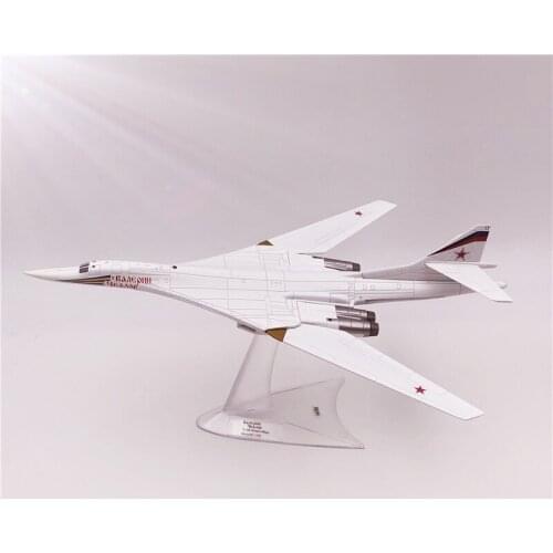 New Special Offer 1/200 Alloy Casting Airplane Model Russia TU160 White Swan Bomber Home Display Collection Gift Free Shipping