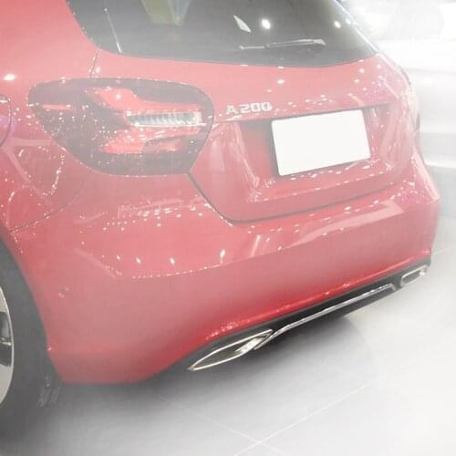 OE 1768852921 Musion Auto Exterior Accessories Rear Bumper Chromium Strip For Benz A200 A180 Year 2016 2017