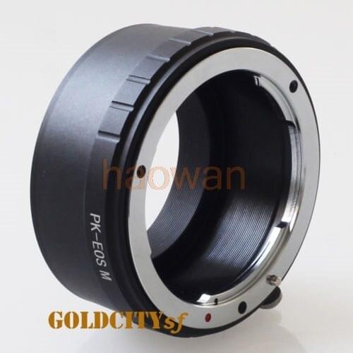 Pentax PK Lens to EOSM EF-M Mirrorless Camera Body Adapter Ring EOSM/M2/M3/M10
