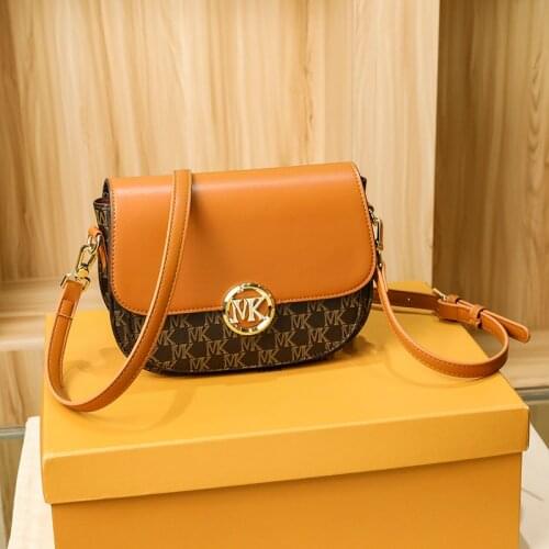 MK Top Quality Luxury Bag PVC Leather Classic Flap Purse Crossbody Bag Women Elegant Trendy Universal Mini Shoulder Bags