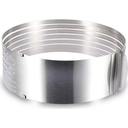 Cake Slicer Stainless Steel Round Bread Cake Cutter Mold DIY Kitchen Baking Accessories