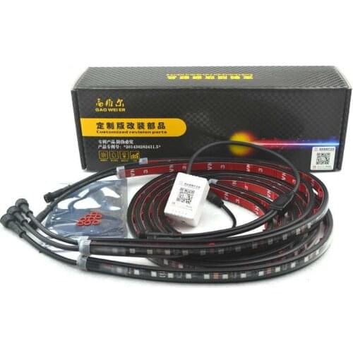 Eosuns Led Decorative Lights Car Bottom Chassis Lamp Phone App Bluetooth Remote Control Colors Sequential Moving Light