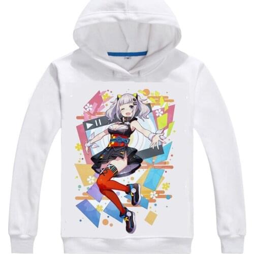 YouTuber Kizuna AI Hoodies Multi-style Hooded hoodie Japanese Virtual YouTuber Kizuna AI Kaguya Luna Cosplay Sweatshirts
