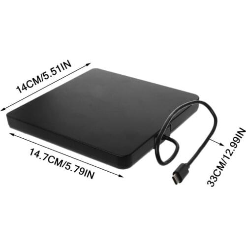 USB C Type C CD DVD RW Recorder External Optical Drive DVD Burner Rom Rewriter For Macbook Notebook Laptop PC Computer