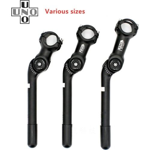 Bicycle Adjustable Angle Stem Aluminum Alloy MTB Road Bike Raise Handlebar 90-130mm Mountain Bike Front Fork Stem Accessories