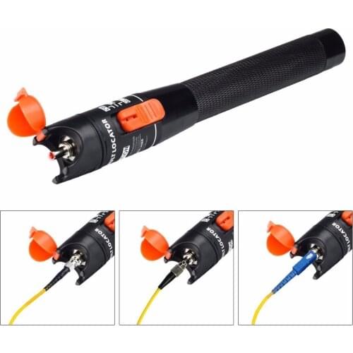 Free shipping 10mw 10km Fibra Optica Cable Tester pen type red ftth Visual Fault Locator 10mW Fiber Optic light Pen Fusion Laser