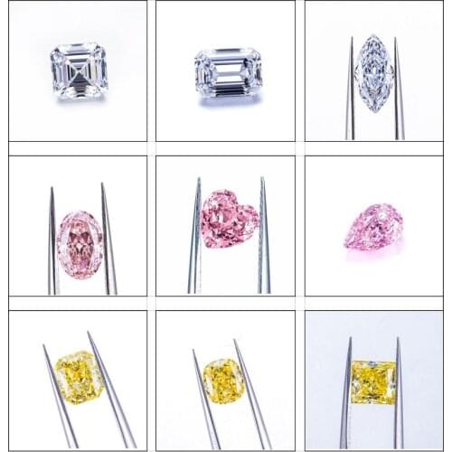 ZIRCON Top Quality Fancy Color Princess Cut Loose Gemstone For Fine Jewelry Factory Direct Sale