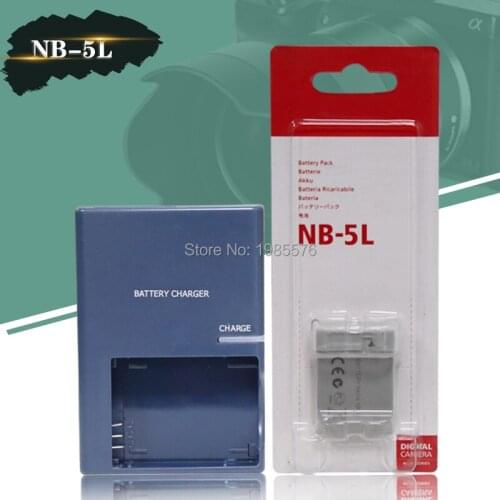 1pcs NB-5L NB 5L nb-5l For Canon Rechargeable Camera Battery + CB-2LXE charger For Canon 900 Ti SD790 IS SD950 SD900 SD990