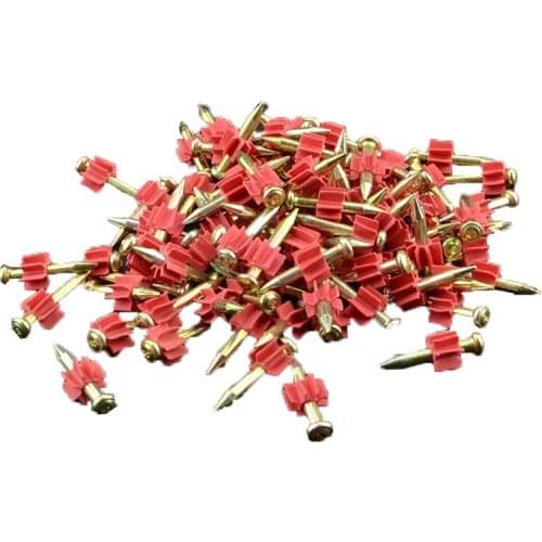 100pcs Stainless steel Woodworking gun nail wall hanging picture frame billboard conditioning fixed Hinges Fastener Hardware