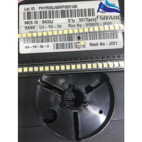 3000PCS/Lot 3528 2835 SMD LED Repair Beads 1W For LG Cold White 100LM For TV/LCD Backlight touming