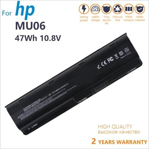 Genuine MU06 Laptop Battery for HP Pavilion G4 G6 G7 CQ42 CQ32 G42 CQ43 G32 DV6 DM4 G72 593562-001 HSTNN-DB0Y/UB0Y/IB0Y Batteria