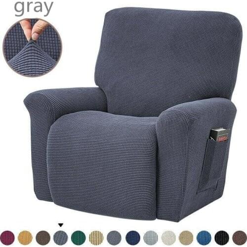Recliner cover thick soft recliner cover, suitable for living room sofa cover, sofa armchair cover, elastic cover 18 colors