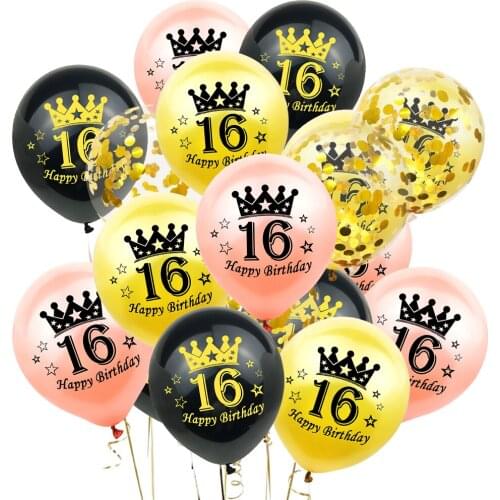 Happy Birthday 30 40 50 60 Anniversary Birthday Decoration Background Sweet 16 Birthday Decor Rose Gold Balloons 18 20 21 Years