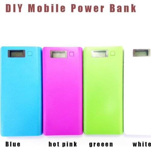 DIY Power Bank Case DIY USB Mobile Power Bank Charger Case Pack 8pcs 18650 Battery Holder For Phone Without Battery 18Oct18