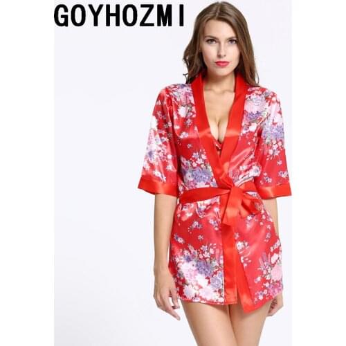 Exotic Apparel Women Sexy Lingerie Bathrobe Dressing Gown Nightgown Sleepwear Costume Bathrobes + bikini set